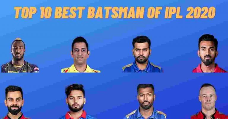 Top 10 Best Batsman Of IPL 2020
