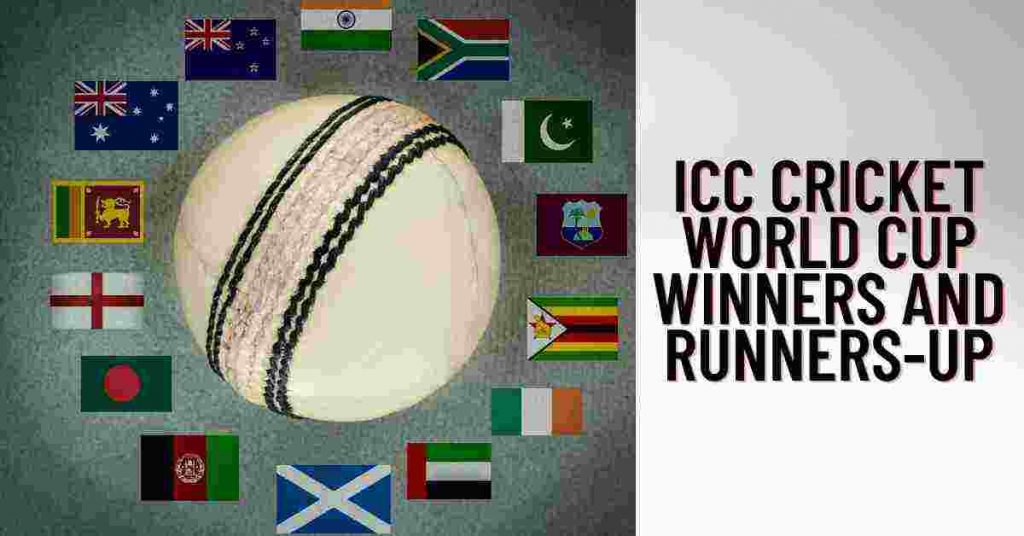 Cricket World Cup Winners