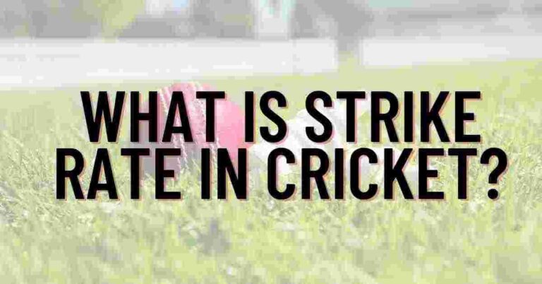What Is Strike Rate